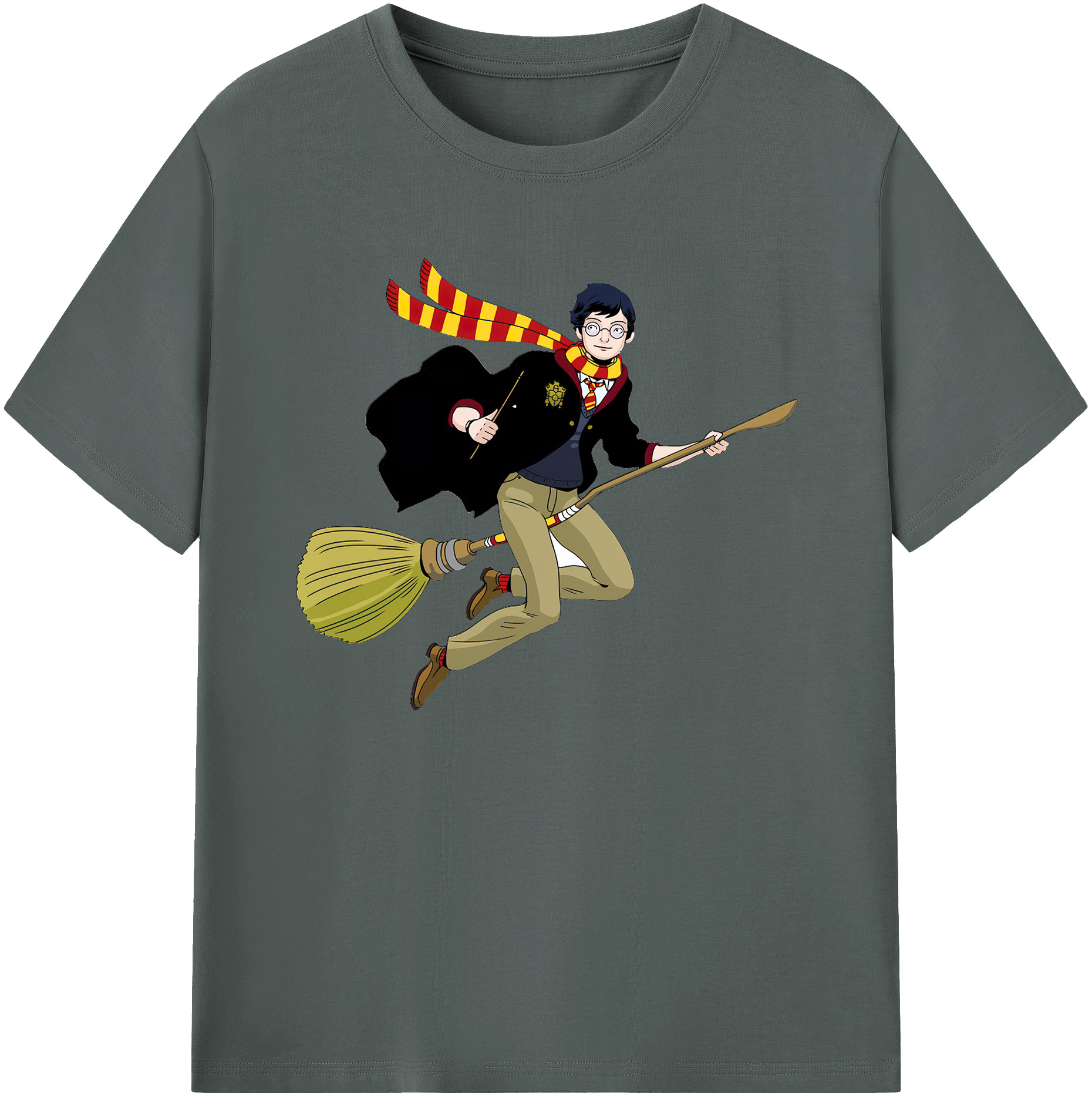 （画像用） Harry Potter ハリー・ポッターシリーズ 綿100％ メンズ半袖Tシャツ｜肌触りやわらか＆通気性